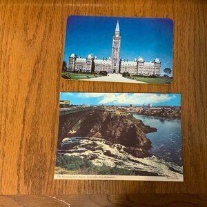 VINTAGE POSTCARDS - LOT OF 2 - OTTAWA & NEW BRUNSWICK